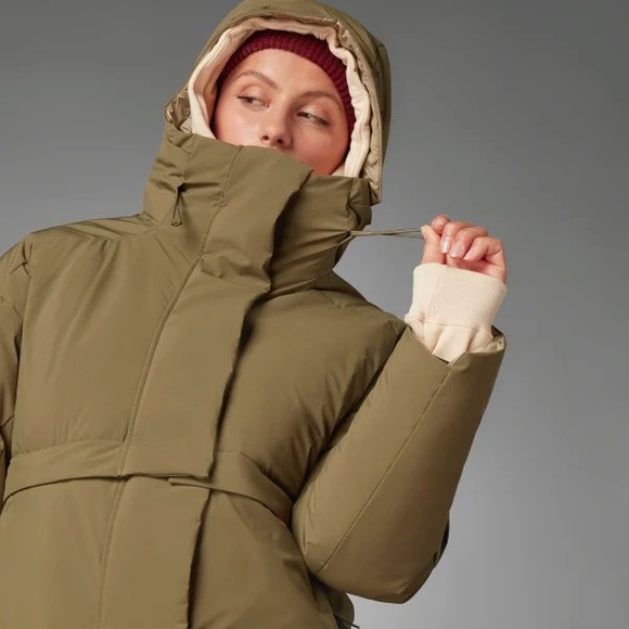 NWT Women’s Adidas MYSHELTER COLD.RDY Parka Green - Picture 5 of 14